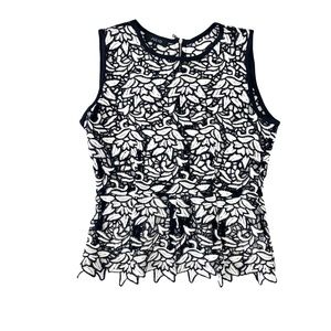 🖤🤍 Dressy B&W Top